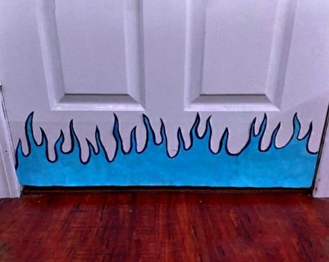 Door Ideas For Bedroom Aesthetic, Bedroom Door Painting Design, Painting Door Ideas Bedrooms, Door Painting Ideas Bedroom Grunge, Door Art Bedroom Aesthetic, Grunge Painting Ideas, Door Art Bedroom Paint, Door Painting Ideas Bedroom Aesthetic, Door Art Bedroom