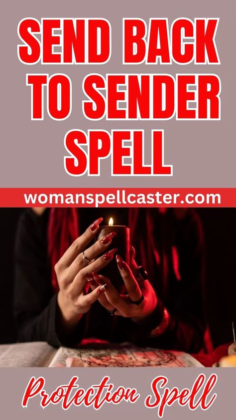 Send Back To Sender Spell Back To Sender Spell, Reverse Curse, How To Get Revenge, Spells That Actually Work, Curse Spells, Feeling Stuck In Life, Revenge Spells, Negative Vibes, Stuck In Life