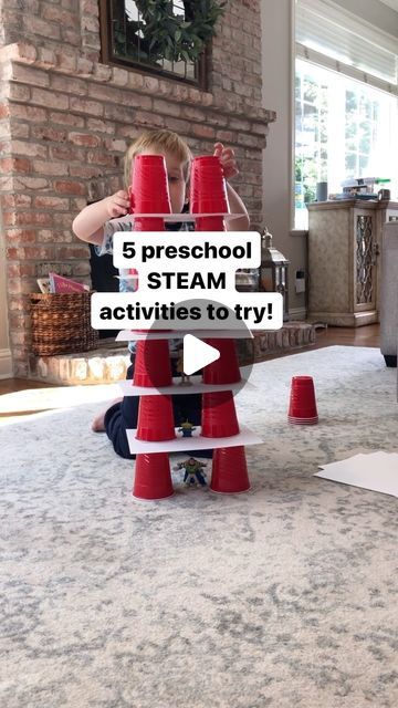 Brittany Bacharach | STEAM (science, technology, engineering, arts, math) activities for preschool kids are my favorite. 

There’s so many benefits to STEAM... | Instagram Steam Activities Elementary, Preschool Technology, Math Activities For Preschool, Kid Activites, Stem Activities Preschool, Elementary Stem Activities, Play Based Learning Activities, Preschool Stem, Engineering Activities