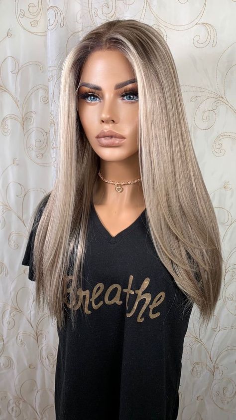 Ash Blonde Hair Balayage, Beige Blonde Hair, Ash Blonde Hair Colour, Silver Blonde Hair, Cool Blonde Hair, Ash Blonde Hair, Blonde Hair Inspiration, Blonde Hair Shades, Light Hair Color