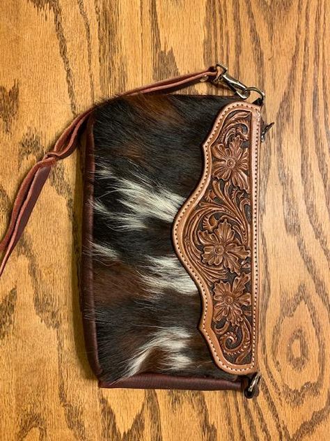 Western Clutch Purse, Don Gonzales, Leather Work Ideas, Leather Wallet Pattern, Leather Craft Patterns, Purse Ideas, Leather Patterns, Purse Pattern, Western Accessories