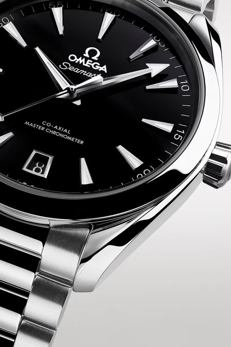 Introducing: The Omega Seamaster Aqua Terra With A Lacquer-Finished Black Dial - Hodinkee Omega Aqua Terra, Omega Seamaster Aqua Terra, Bell Ross, Omega Watches, Seamaster Aqua Terra, Aqua Terra, Rolex Explorer, Richard Mille, New Version