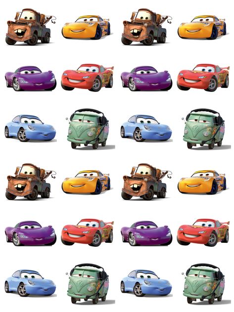 Disney Car Stickers, Cars Cartoon Disney, Mc Queen Cars, 3rd Birthday Party For Boy, Happy Birthday Doodles, Cars Disney Pixar, Cars Birthday Party Decorations, Recycling Facts, Eid Stickers