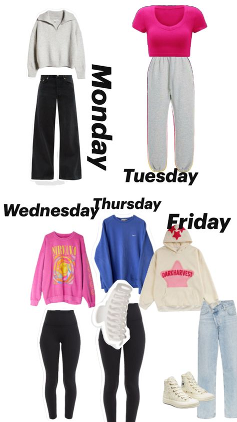 Preppy school outfit Middle School Outfits 6th Preppy, Preppy Outfits Of The Week, Preppy Outfits For School Layout, 6 Grade Outfits, School Outfits 7th Grade, Preppy Girl Outfits, Preppy Outfits For School, Middle School Outfits, Preppy School