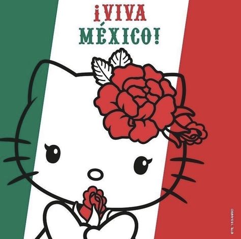 #mexico #viva #vivamexico #proud #brownpride #brownandproud #chicano #chicana #mexicano #pinterest #hellokitty #sanrio Long Live, Image Search, Hello Kitty, Kitty, The World, Flowers, Hair, Mexico