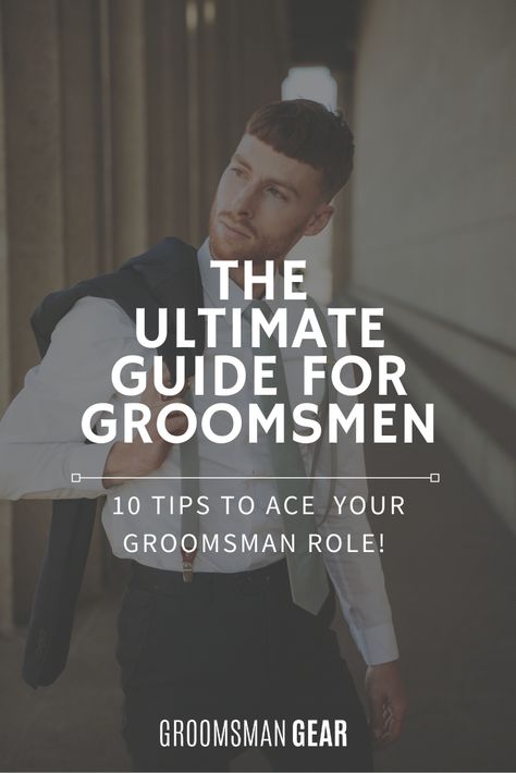 Did you just recently get ask to be a groomsmen? Congrats! In this blog post, we are sharing our 10 tips and tricks at how to rock your role as groomsmen. From the months leading up to the hours before the wedding, we got you covered on what you need to do to support your friend on his big day. Click here to see and read all about it! #groomsman #wedding Groomsmen Duties, Diy Groomsmen Gifts, Wedding Planning List, Planning List, Groomsmen Gifts Unique, Groomsmen Socks, Groomsmen Photos, Groomsmen Wedding, Wedding Ring Styles