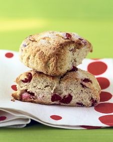 Cranberry Scones - Martha Stewart Recipes Berry Scones, Cranberry Scones, Martha Stewart Recipes, Winter Treats, Scones Recipe, Scone Recipe, Tea House, Holiday Baking, Coffee Cake