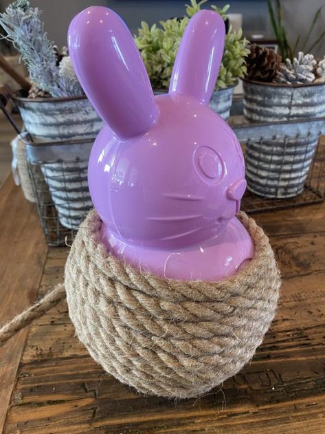 Dollar Tree Plastic Bunny Crafts, Dollar Tree Easter Wreath Diy, Dollar Tree Easter Crafts 2023, Dollar Tree Rabbit, Dollar Tree Bunny Crafts, Easter Crafts Diy Dollar Stores, Easter Fireplace Decor, Easter Dollar Tree Diy, Easter Dollar Tree