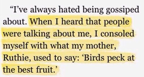 "Birds peck at the best fruit" Words Worth, Wonderful Words, Quotable Quotes, Good Advice, Growth Mindset, The Words, About Me, Great Quotes, Beautiful Words