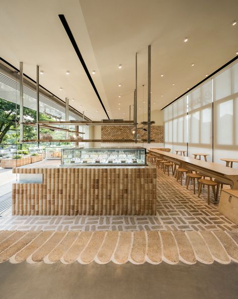 Brick Laying, Interior Design News, Asian Architecture, Interiors Magazine, Bar Interior, China Design, Retail Design Blog, Gathering Space, Merchandising Displays