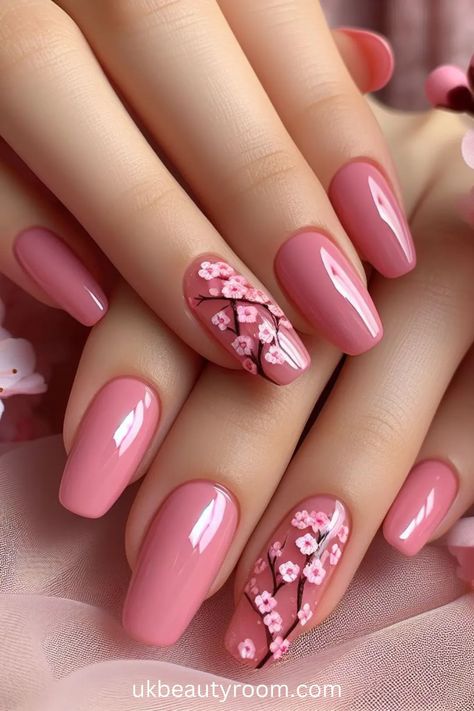 Pale Pink Nail Designs, Nail Pink Design, Nail Art On Pink Nails, Gel Nails Burgundy, Pink Nails Design Ideas, Pink Nails Gel, Rose Pink Nails, Rose Gold Nails Glitter, Pink Nail Ideas