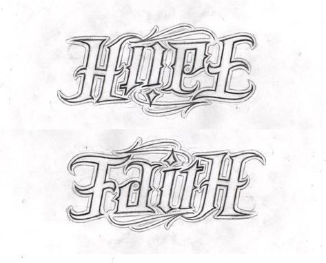 If i ever got a tattoo it would be a prettier version of this or the ambigram of trust and faith. love ambigrams! Faith Hope Tattoo, Ambigram Tattoos, Faith Tattoo Designs, Font Tato, Wörter Tattoos, Ambigram Tattoo, Hope Tattoo, Tattoo Lettering Design, Faith Tattoo