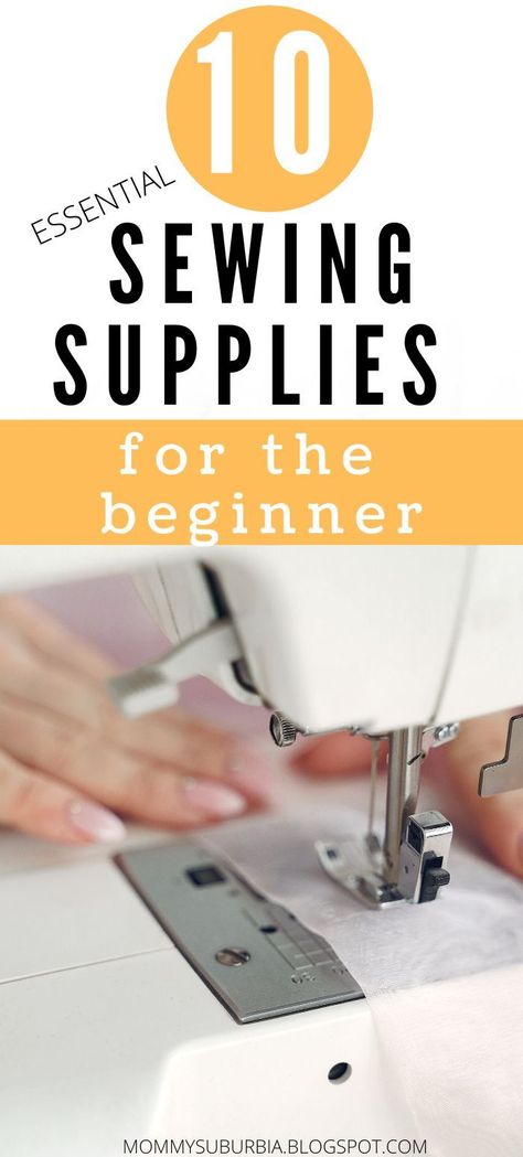 Full list of essential sewing supplies every new beginner needs to get started sewing! Find out what tools and notions you should have to start sewing with a sewing machine. Sewing Essentials Tools, Sewing Tools With Names, Simple Diy Projects, Homeschool Advice, Beginners Sewing, Start Sewing, Sewing Machine Basics, Basic Sewing, Sewing Essentials