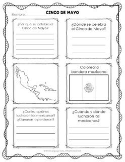 World Language, Spanish Lesson Plans, 5 De Mayo, Spanish Activities, World Languages, English Activities, Vocabulary Activities, French Lessons, Engaging Lessons