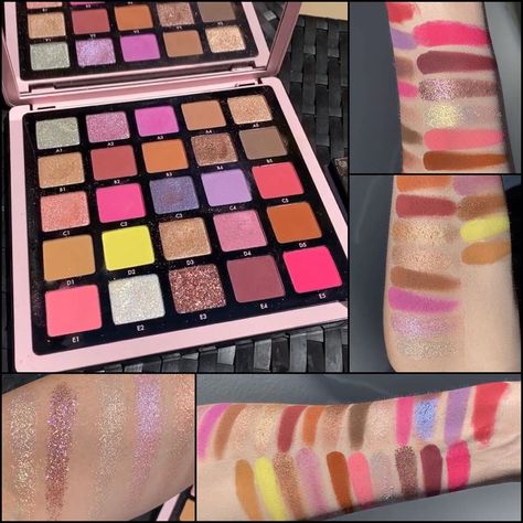 HotFire Makeup on Instagram: “🔥MORE SWATCHES🔥 of  @anastasiabeverlyhills NEW NORVINA® Pro Pigment Palette Vol. 4 launching on May 11th on ABH’s US & UK websites and…” All In One Makeup Palette, Norvina Vol 1 Palette Looks, Norvina Palette Looks Vol 3, Nyx Utopia Palette, Novo Eyeshadow Palette, Bronzer, Maybelline, Makeup Looks, Product Launch