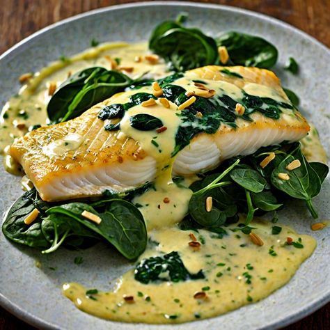 How To Make Smoked Haddock with Buttered Spinach & Mustard Sauce Print Where do you even begin with seafood? You might find yoursel Smoked Haddock Recipes Dinners, Best Haddock Recipes, Snoek Fish Recipes, Healthy Haddock Recipes, Buttered Spinach, Smoked Haddock Recipes, Sablefish Recipes, Boiled Fish, Cooking Techniques Basic