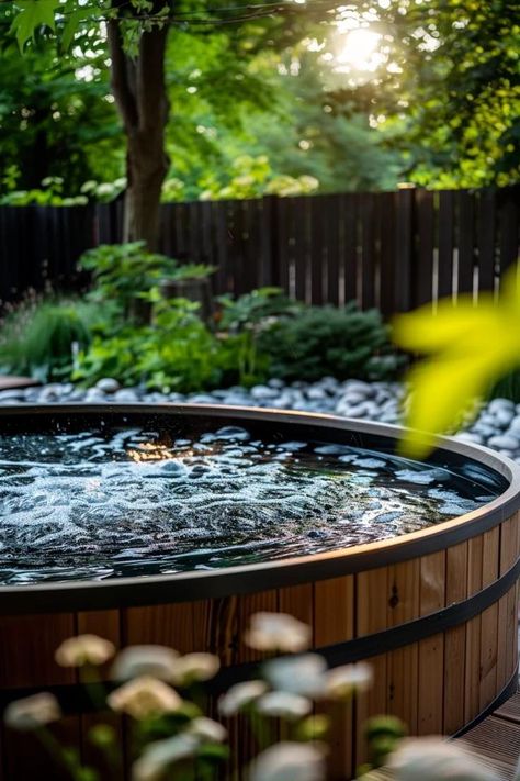 How To Heat A Stock Tank Pool For Year-Round Enjoyment Heat Stock Tank Pool, Dip Tank Pool, Stock Tank Pool Heater, Tiled Stock Tank Pool, Stock Tank Pool Liner, Heated Stock Tank Pool, Stock Tank Pool With Waterfall, Cowboy Hot Tub, Stock Tank Hot Tub Diy