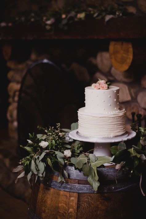 Wine barrel wedding cake table. Cake On Barrel Wedding, Wedding Cake On Barrel, Wine Barrel Cake Table, Whiskey Barrel Cake Table, Wedding Cake On Wine Barrel, Wine Barrel Wedding Cake, Barrel Wedding Cake Table, Barrel Cake Table, Wedding Cakes Table