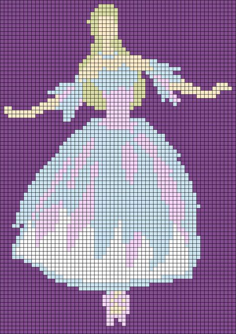 Barbie Perler, Barbie Pixel Crochet, Barbie Pixel Grid, Barbie Crochet Grid, Barbie Cross Stitch, Barbie Cross Stitch Pattern, Barbie Alpha Pattern, Ariana Grande Alpha Pattern, Ballet Cross Stitch Patterns