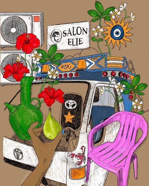 @nouriflayhan shared a photo on Instagram: “Beirut ya Beirut #nourieillustrations” • Apr 22, 2022 at 5:43pm UTC Old Beirut Lebanon Aesthetic, Lebanese Illustration, Lebanon Drawing, Lebanon Drawing Ideas, Lebanese Art, Suitcase Design, Lebanese Cuisine, Story Books Illustrations, Baby Play Activities