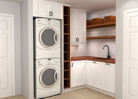 IKEA SEKTION Solutions For a Neat Laundry Room Ikea Laundry Room Ideas, Ikea Laundry Room Cabinets, Laundry Room Shelving Ideas, Room Shelving Ideas, Laundry Room Cabinet Ideas, Ikea Sektion Cabinets, Laundry Room Shelving, Laundry Bar, Room Cabinet Ideas