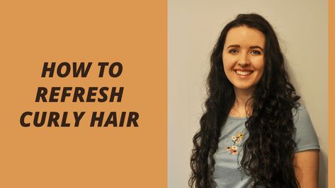 How to Refresh Curly Hair and 2nd Day Hair - curly girl life Curly Hair Refresh, Refresh Curly Hair, Hair Oil Recipe, Diy Hair Oil, Hair Refresh, 2nd Day Hair, Grow Long Hair, Pin Curls, Curly Girl Method