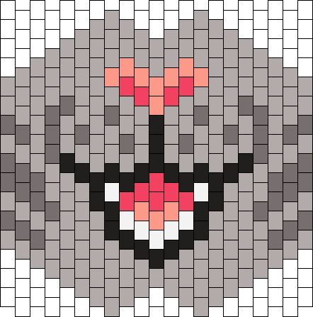 Kandi Cat Ears, Kandi Patterns Animals, How To Make A Kandi Mask, Kandi Animals, Kandi Animal Pattern, Kandi Cat Pattern, Perler Bead Nyan Cat, Kandi Mask Patterns, Kandi Mask