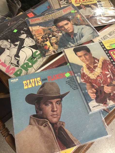 We have over 2 dozen different original Elvis record albums to choose from. Elvis Presley Horizontal, Elvis Records Vinyls, Elvis Record Aesthetic, Elvis Vinyl Aesthetic, Elvis Core, Elvis Aesthetic, Elvis Vinyl, Elvis Record, Elvis Presley Vinyl