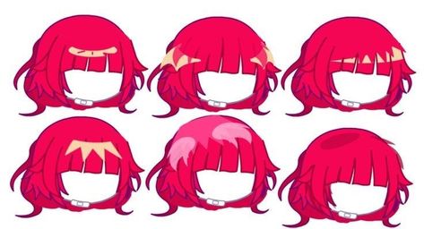 Hair Styles Gacha Club, Gl2 Hair, Gacha Custom Poses Couple, Gacha Base Poses Cute, Chibi Body, Club Hairstyles, Club Outfit Ideas, Gacha Oc, Digital Painting Tutorials