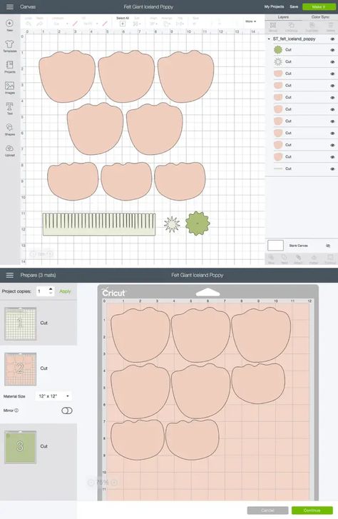 Free Felt Flower Svg Files For Cricut, Poppy Flower Template Free Printable, Poppy Petal Template, Felt Flower Wedding, Felt Crafts Flowers, Iceland Poppies, Flower Templates Printable Free, Felt Flower Template, Alternative Wedding Bouquet