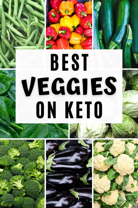 Best Vegetables on Keto Keto doesn't mean all the bacon and butter you can eat. Take a look at what an important role veggies on Keto play! #ketoveggies #ketovegetables #lowcarbveggies Keto Friendly Veggies, Keto With Vegetables, Best Keto Vegetable Recipes, Veggies On Keto, Best Keto Vegetables, Carb Free Vegetables, Keto Roasted Vegetables, Keto Vegetable Side Dishes, Vegetables Low In Carbs