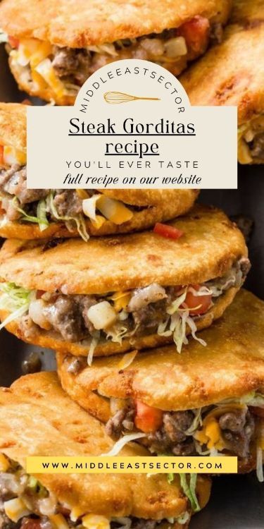 The first time I ate authentic Mexican steak gorditas was at El Mercado Juárez, in Monterrey, Mexico. When we would visit family in Monterrey, the mercado was one of our usual stops to pick up fresh produce and souvenirs and also to enjoy some of the most delicious foods around. For this recipe, I was Authentic Mexican Gorditas Recipe, Steak Gorditas, Gorditas Recipe Mexican, Gorditas Recipe, Mexican Steak, Homemade Spaghetti Sauce, Tex Mex Recipes, Authentic Mexican, Mexican Food Recipes Authentic