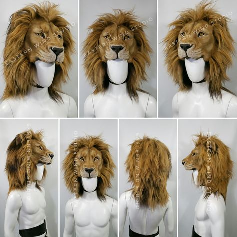 Art Headpiece, Lion Headdress, Narnia Costumes, Lion Eyes, Lion Hat, Lion King Costume, Lion King Jr, Lion Mask, Surealism Art