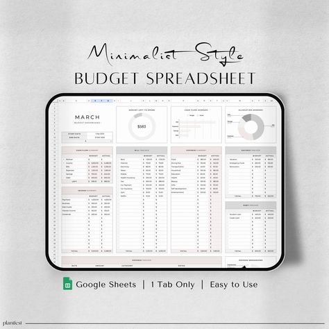 Made Easy Budgeting Made Easy: A Complete Guide to Creating a Budget in Google Sheets Budget Template Biweekly, Biweekly Budget, Weekly Budget Template, Budget Spreadsheet Template, Monthly Budget Spreadsheet, Paycheck Budget, Weekly Budget, Budget Spreadsheet, Budget Planer