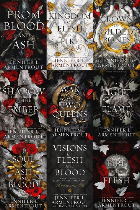 Blood And Ash Series, Flesh And Fire, Dark Elements, From Blood And Ash, Blood And Ash, Jennifer L Armentrout, Ashes Series, Book Reading Journal, Dark Books