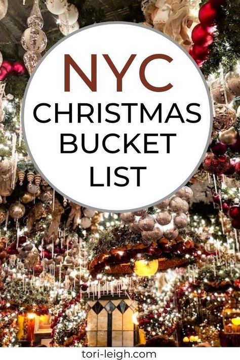 Everything you need to add to your NYC holiday bucket list (from a local) | Christmas travel | Christmas destinations USA | Christmas destinations family vacations | Christmas travel with kids | Christmas in New York City | New York City with Kids | NY travel | NYC travel | New York holiday travel | new york in winter | new york travel guide | #nyc #christmastravel #holidaytravel #NYCchristmas Night Out In Nyc Outfit Winter, How To Dress For Nyc In December, New York For Christmas, New York Christmas Vacation, Christmas In Times Square, Nyc Holiday Itinerary, New York In December Itinerary, New York City December Trip, New York City Christmas Things To Do