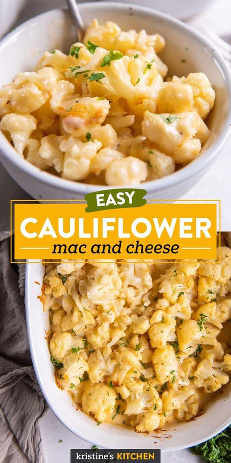 Mac And Cheese Easy Recipe, Low Carb Mac And Cheese, Cauliflower Mac And Cheese Recipe, Mac And Cheese Easy, Keto Mac And Cheese, Healthy Mac N Cheese, Easy Mac N Cheese, Cauliflower Mac And Cheese, Keto Sides