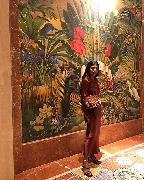 Wall painting, Faena Hotel Miami Beach , Third Floor Faena Miami, Faena Hotel Miami, Monikh Dale, Faena Hotel, Restaurant Interior Design, Miami Beach, Night In, Exterior Design, Last Night