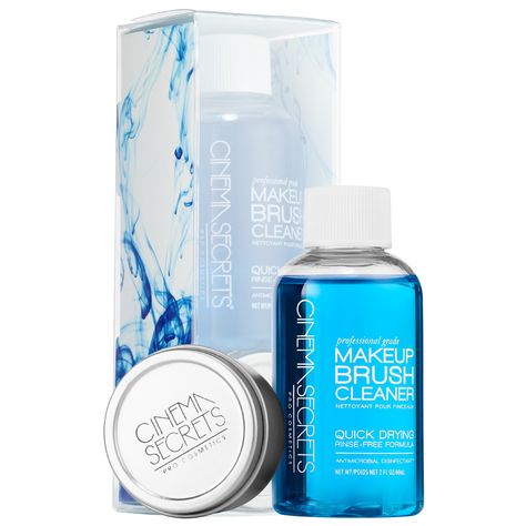 Makeup Brush Cleaner Travel Set - Cinema Secrets | Sephora How To Wash Makeup Brushes, Sephora Sale, Brush Cleanser, Makeup Brush Cleaner, How To Clean Makeup Brushes, Professional Makeup Brushes, Baby Shampoo, Free Brush, Clean Makeup