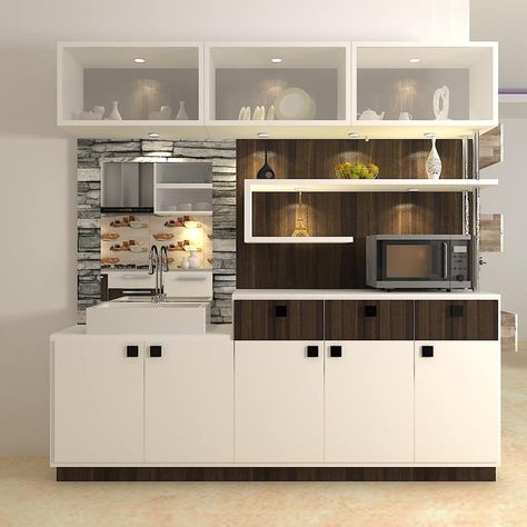 #crockery #interiordesign DM for 3d desings Kitchen Crockery Unit Design Modern, Cutlery Unit, Kitchen Crockery Unit Design, Crockery Table, Crockery Unit Design Dining Rooms, Crockery Storage, Kitchen Crockery, Crockery Cabinet Design, Crockery Cabinet