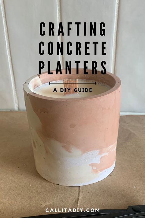 Unleash your creativity with DIY Concrete Planters! Elevate your greenery game with these stylish and durable planters that add a touch of modern flair to any space. Our step-by-step crafting guide makes it easy to mold and shape concrete into unique and personalized planters for your indoor or outdoor garden. From geometric designs to minimalist shapes, the possibilities are endless. Get your hands dirty and craft your own concrete planters today! #DIY #ConcretePlanters #Gardening #HomeDecor Homemade Concrete Planters, Reusable Concrete Molds Diy, How To Make Concrete Molds, Making Concrete Pots, Making Concrete Planters, Concrete Pots Diy Planters, Cement Vases Diy, Cement Crafts Concrete Projects, Concrete Pots Diy