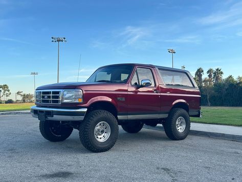 This is a 1996 Bronco XLT 4x4 in excellent condition powered by a recently rebuilt 5.0 V8 engine paired with an automatic transmission. I aquired this truck from the previous owner who lived in... 1996 Bronco, Ford Bronco 1996, Ford Bronco For Sale, Ford Suv, Ford Broncos, Ford Pickup Trucks, Classic Vehicles, V8 Engine, Ford Pickup