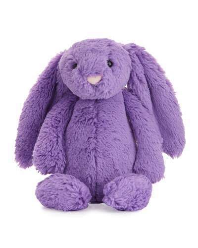 Jellycat Medium Bashful Bunny Stuffed Animal, Iris Purple Stuffed Animals, Bashful Bunny, Bunny Stuffed Animal, Jellycat Bunny, Jelly Cat, Purple Bunny, Easter Plush, Rabbit Dolls, Bunny Doll