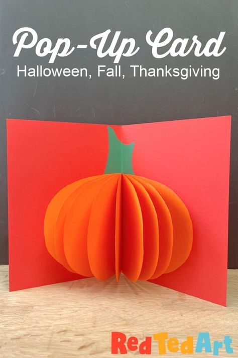 Thanks Giving Cards For Teachers, Pop Up Cards Diy Easy Halloween, Pop Up Pumpkin Card, Halloween Popup Card, Thanksgiving Card For Teacher, Turkey Pop Up Card, Halloween Pop Up Cards Diy, Diy Halloween Cards Ideas, Halloween Diy Cards