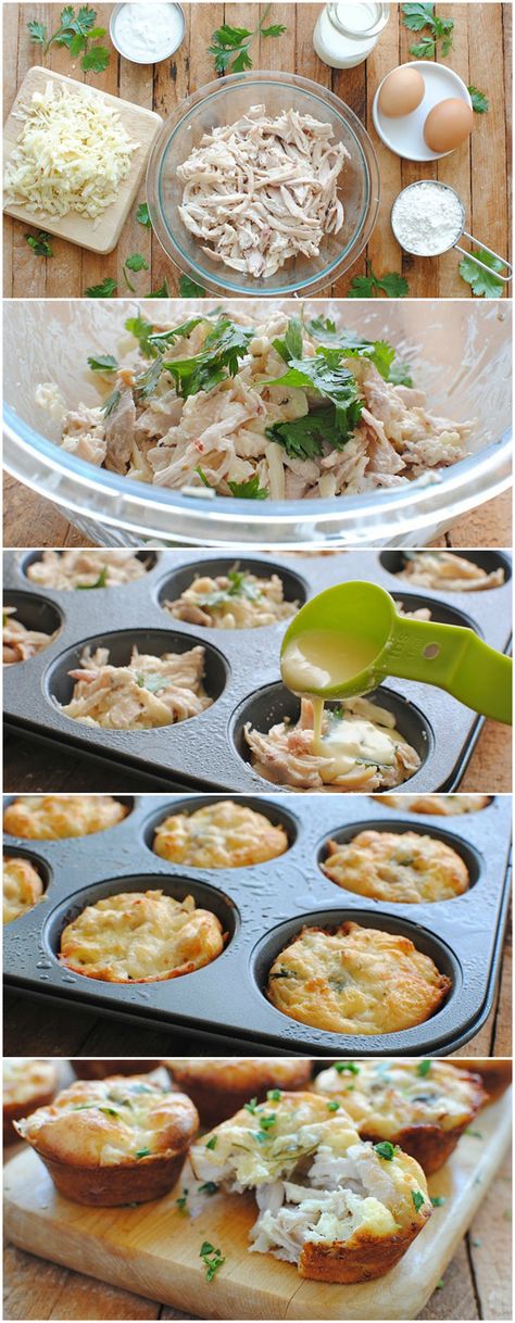 {Mini} Tex-Mex Chicken & Cheese Pies Tex Mex Chicken, Chicken And Cheese, Muffin Tin Recipes, Cheese Pies, Oreo Pops, God Mat, Crumpets, Snacks Für Party, Muffin Tins