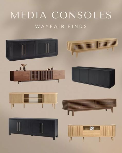 Shop "tv stand mid century modern" on LTK Media Console Mid Century, Midcentury Modern Media Console, Mod Century Modern Tv Stand, Mid Century Credenza Tv Stands, Long Media Console Mid Century, Mid Century Tv Console, Tv Credenza, Mid Century Modern Tv Stand, Credenza Design