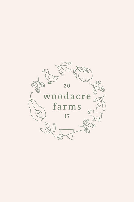 Farm Stand Logo, Cottage Core Logo, Farm Logo Design Branding, Homestead Branding, Flower Farm Logo, Milk Parlor, Homestead Logo, Farm Logo Inspiration, Earthy Logo Design