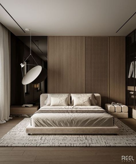 Reel Studio on Instagram: "Master Bedroom Design ​ Located in Saudi Arabia ​ You can check the Full project here ​ https://www.behance.net/gallery/193524433/Master-Bedroom-Design ​ Check our designs and social platforms here :​ https://linktr.ee/reelstudiodesign contact us WhatsApp : +2 01068750348​ ​ ​ ​ ​ ​ ​ ​ ​ ​ ​ ​ ​ ​ ​ ​ ​ ​ ​+2 01112004119​ Gmail : Reel.Studio123000@gmail.com #masterbedroom #bedrooms #bedroomdesign #bedroomdecor #bedroomideas #interiordesigns #interiordesigner #interiordesignideas #saudiarabia #ksa #emirates #dubai #reelstudiodesign" Bedroom Inspirations Master Tropical, Platform Bedroom Design, Master Bedrooms Modern, Bedroom Inspirations Master, Bedroom Design Modern, Bedroom Design Styles, Platform Bedroom, Bedroom Interior Design Luxury, Japandi Design