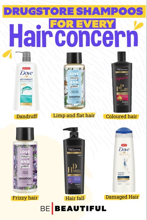 Best drugstore shampoos India Best Hair Shampoo, Best Shampoo For Hair, Healthy Hair Products, Drugstore Shampoo, Take Care Of Your Hair, Hair Care Remedies, Spray Moisturizer, Best Shampoo, Natural Skin Care Remedies