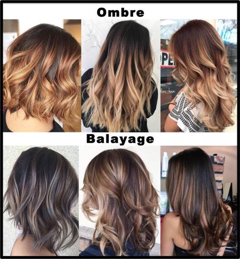 balayage ombre hair colour salon bishop's stratford Essex Balayage Vs Ombre, Ombre Hair Colour, Balayage Vs Highlights, What Is Balayage Hair, Caramel Ombre Hair, Balayage Ombre Hair, Brown Hair Cuts, Natural Brown Hair, Short Ombre Hair